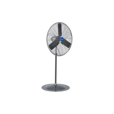 Global Equipment 30" Industrial Pedestal Oscillating Fan, 8775 CFM, 1/3 HP FS-75X-C